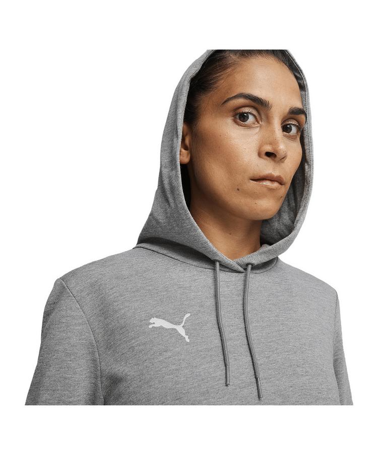 PUMA PUMA teamGOAL Casuals Hoody Damen Funktionssweatshirt Damen - grauweiss - 3 | SportScheck