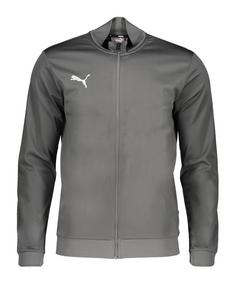 PUMA teamGOAL Casual Trainingsjacke Trainingsjacke Herren grauweiss