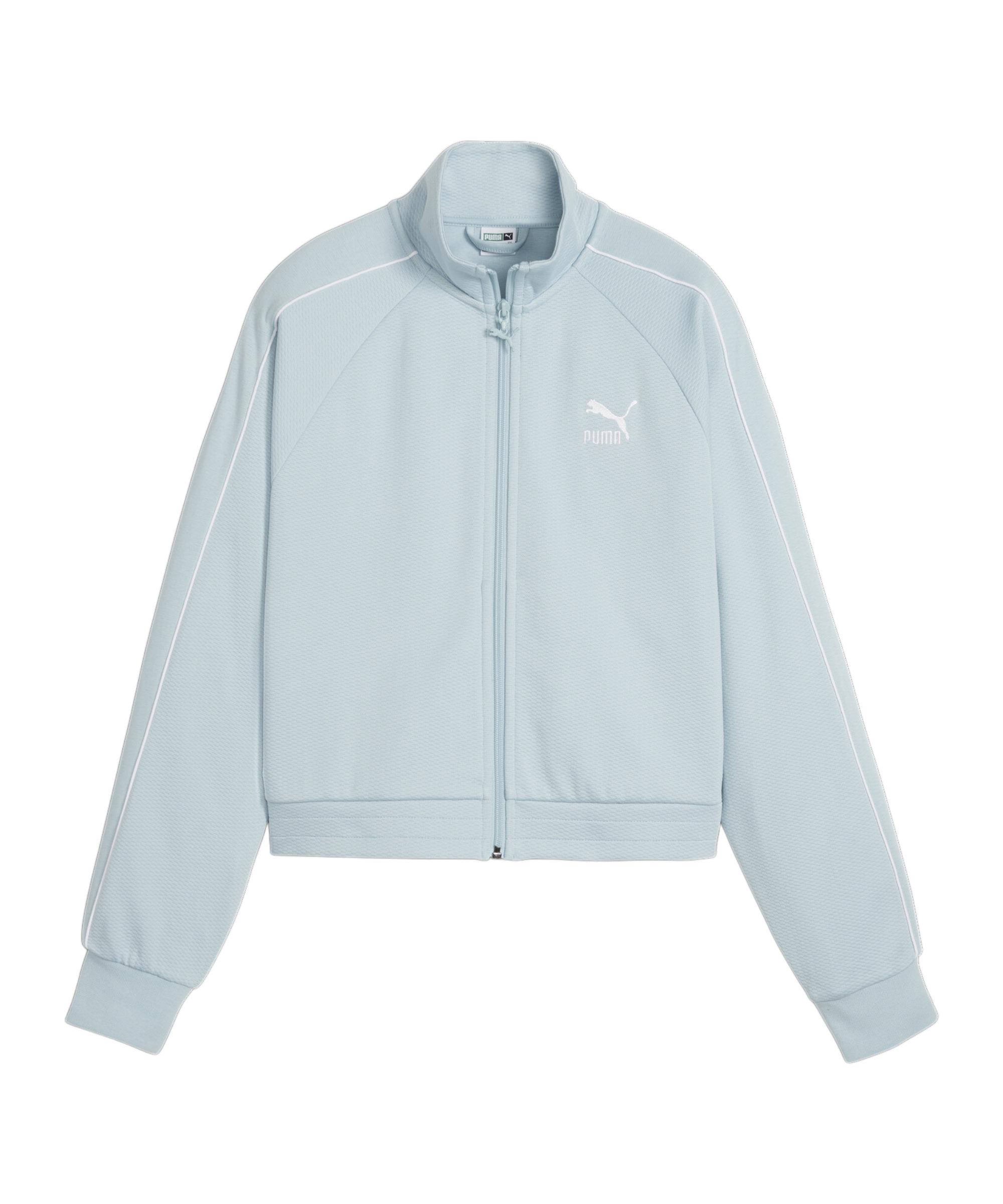 PUMA T7 Track Jacke Damen Sweatjacke Damen blau im Online Shop von SportScheck kaufen