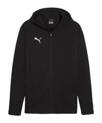 PUMA teamFINAL Casuals Kapuzenjacke Trikot Herren - schwarzsilber