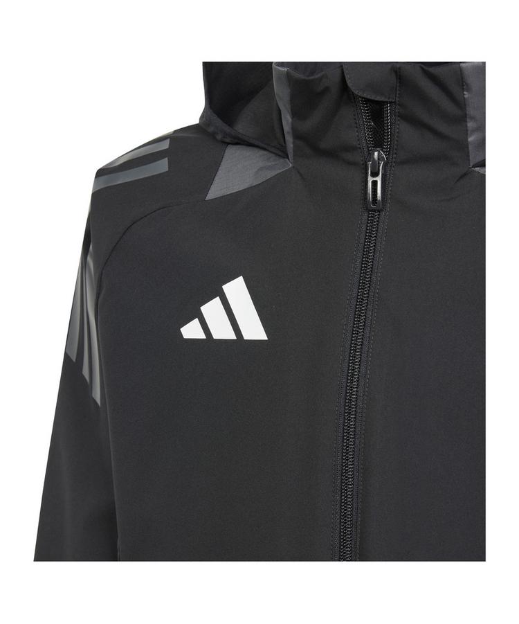 adidas adidas Tiro 24 Competition Allwetterjacke Kids Regenjacke Kinder - schwarzgrau - 0 | SportScheck
