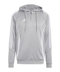 adidas Hoody Wei&szlig; Funktionssweatshirt Herren - grauweiss
