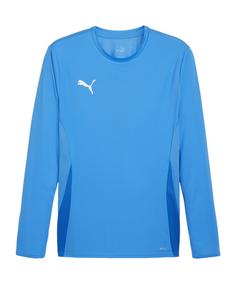 PUMA teamGOAL Trikot Langarm Fußballtrikot Herren blauweissblau