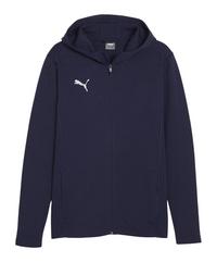 PUMA teamFINAL Casuals Kapuzenjacke Trikot Herren - dunkelblausilber