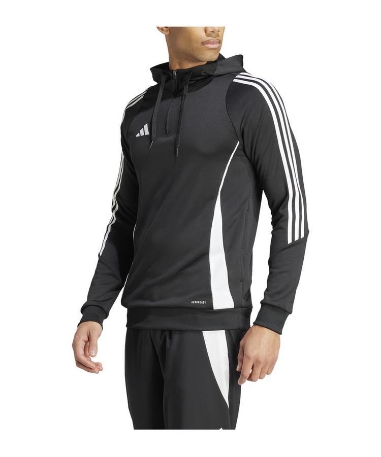 adidas adidas Hoody Wei&szlig; Funktionssweatshirt Herren - schwarzweiss - 0 | SportScheck
