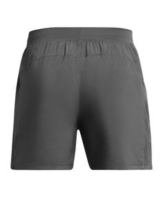 Rückansicht von Under Armour Launch 5in Unlined Short Fußballshorts Herren grau