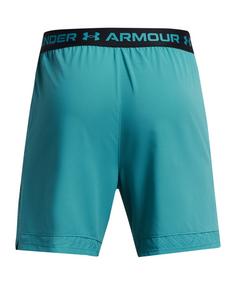 Rückansicht von Under Armour Vanish Woven 6in Graphic Short Fußballshorts Herren blau