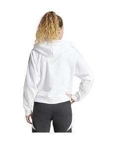 Rückansicht von adidas Tiro 24 Hoody Damen Funktionssweatshirt Damen weissschwarz