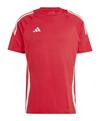 adidas Tiro 24 T-Shirt Funktionsshirt Herren - rotweiss