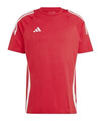 adidas Tiro 24 T-Shirt Funktionsshirt Herren - rotweiss
