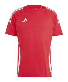 adidas Tiro 24 T-Shirt Funktionsshirt Herren rotweiss