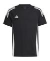 adidas Tiro 24 T-Shirt Kids Funktionsshirt Kinder - schwarzweiss