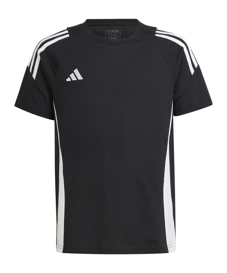 adidas adidas Tiro 24 T-Shirt Kids Funktionsshirt Kinder - schwarzweiss - 0 | SportScheck