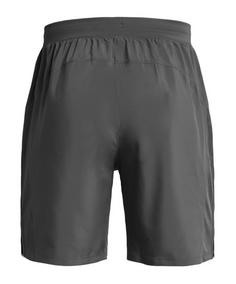 Rückansicht von Under Armour Launch 7in Unlined Short Fußballshorts Herren grau