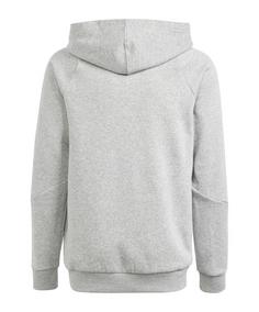 Rückansicht von adidas Tiro 24 Hoody Kids Funktionssweatshirt Kinder grauweiss