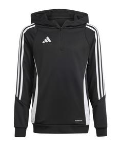 adidas Tiro 24 Training Hoody Kids Funktionssweatshirt Kinder schwarzweiss