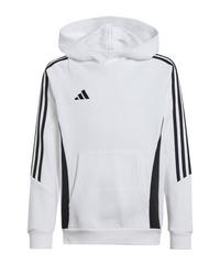 adidas Tiro 24 Hoody Kids Funktionssweatshirt Kinder - weissschwarz