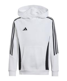 adidas Tiro 24 Hoody Kids Funktionssweatshirt Kinder weissschwarz