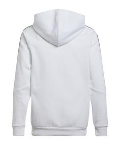 Rückansicht von adidas Tiro 24 Hoody Kids Funktionssweatshirt Kinder weissschwarz