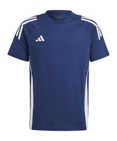 adidas Tiro 24 T-Shirt Kids Funktionsshirt Kinder blauweiss