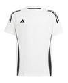 adidas Tiro 24 T-Shirt Kids Funktionsshirt Kinder - weissschwarz