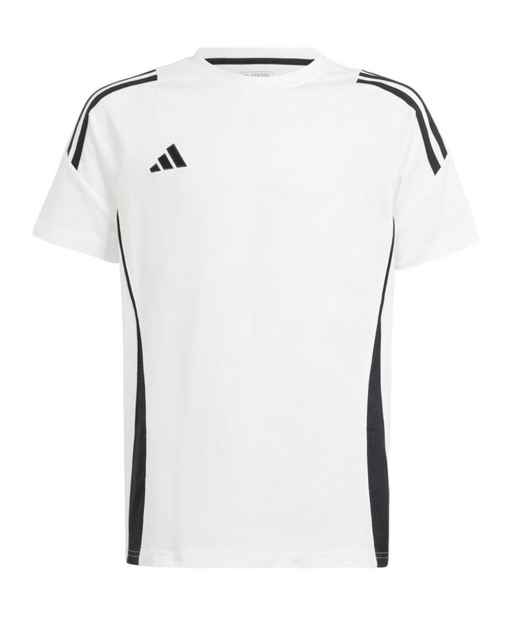 adidas adidas Tiro 24 T-Shirt Kids Funktionsshirt Kinder - weissschwarz - 0 | SportScheck