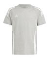 adidas Tiro 24 T-Shirt Kids Funktionsshirt Kinder - grauweiss