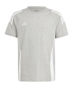 adidas Tiro 24 T-Shirt Kids Funktionsshirt Kinder grauweiss