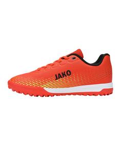 Rückansicht von JAKO Lightning TF Kids Fußballschuhe Kinder rotgelb