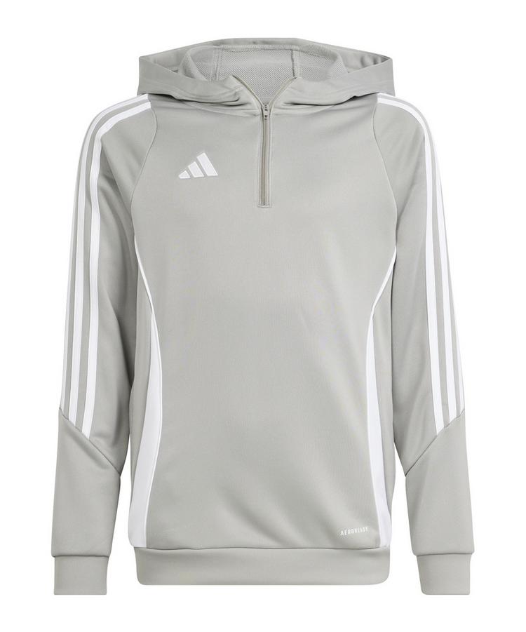 adidas adidas Tiro 24 Training Hoody Kids Funktionssweatshirt Kinder - grauweiss - 0 | SportScheck