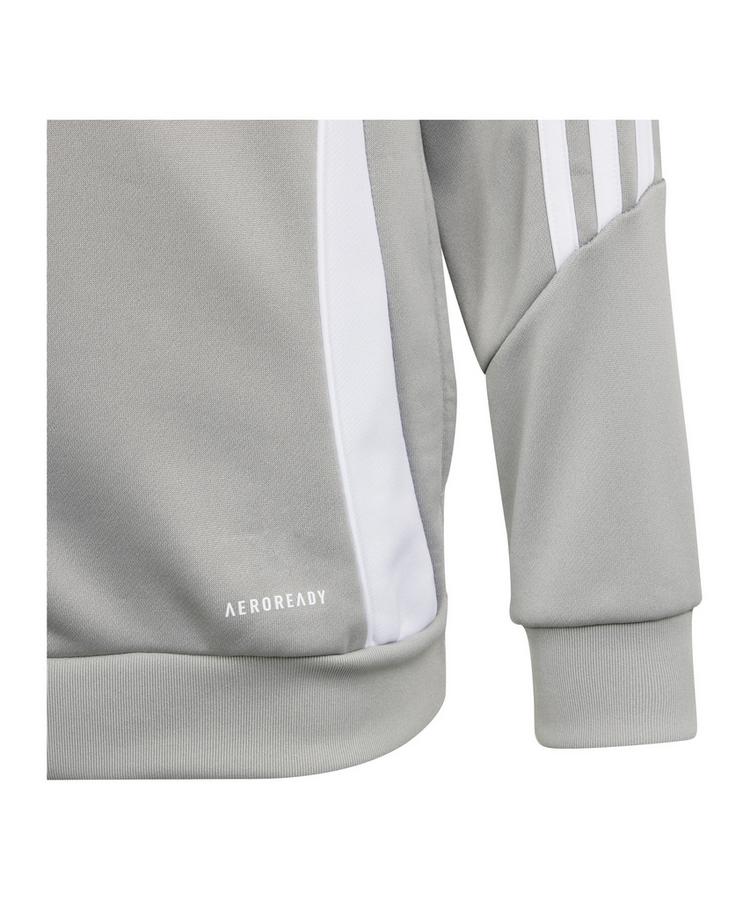 adidas adidas Tiro 24 Training Hoody Kids Funktionssweatshirt Kinder - grauweiss - 1 | SportScheck