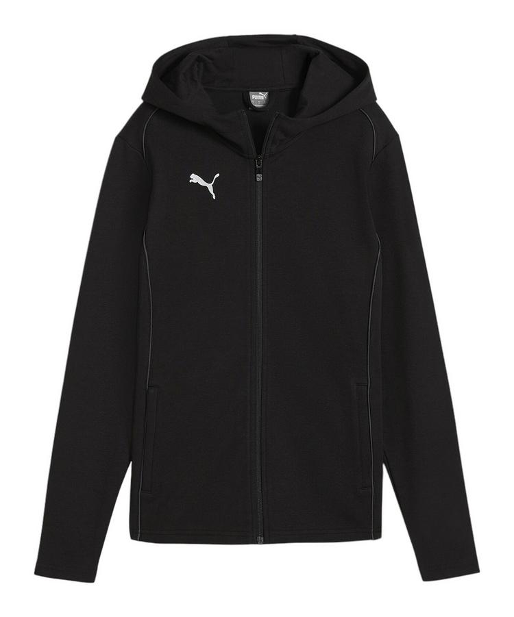 PUMA PUMA teamFINAL Casuals Kapuzenjacke Damen Trikot Damen - schwarzsilber - 0 | SportScheck