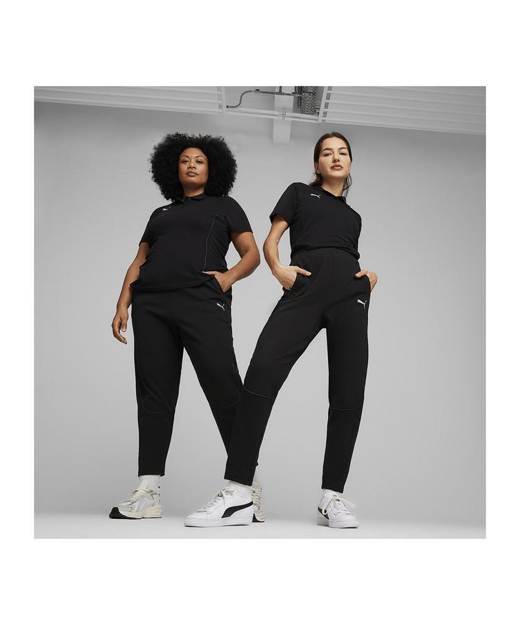 PUMA PUMA teamFINAL Casuals Jogginghose Damen Trainingshose Damen - schwarzsilber - 0 | SportScheck