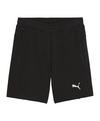 PUMA Short Kids Fu&szlig;ballshorts Kinder - schwarzsilber