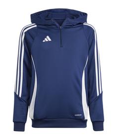 adidas Tiro 24 Training Hoody Kids Funktionssweatshirt Kinder blauweiss