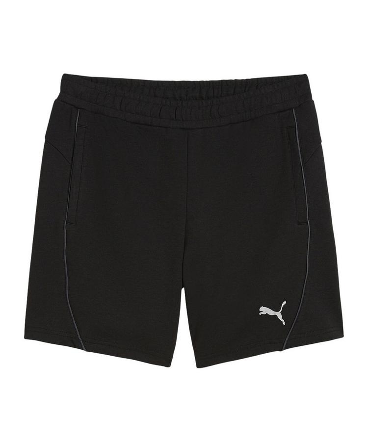 PUMA PUMA teamFINAL Casuals Shorts Damen Fu&szlig;ballshorts Damen - schwarzsilber - 0 | SportScheck