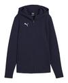 PUMA teamFINAL Casuals Kapuzenjacke Damen Trikot Damen - dunkelblausilber
