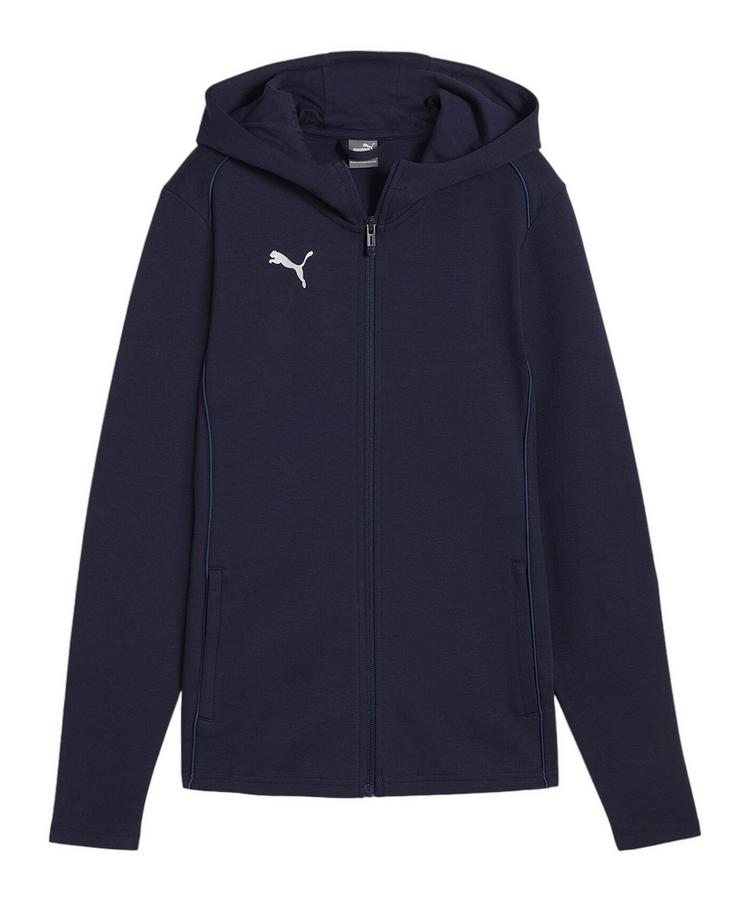 PUMA PUMA teamFINAL Casuals Kapuzenjacke Damen Trikot Damen - dunkelblausilber - 0 | SportScheck