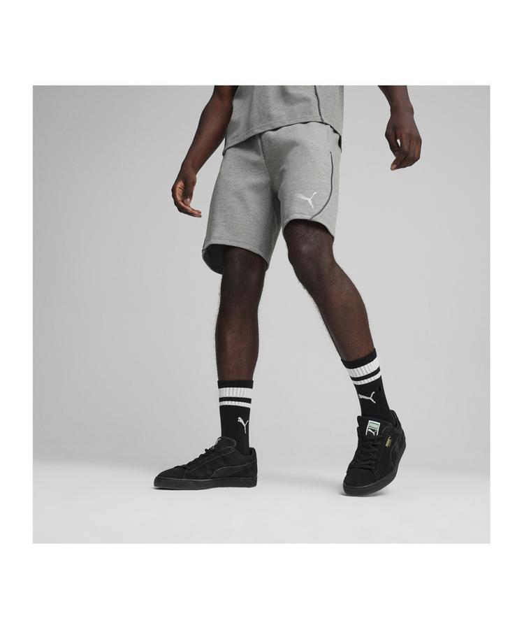 PUMA PUMA teamFINAL Casuals Shorts Fu&szlig;ballshorts Herren - grausilber - 0 | SportScheck