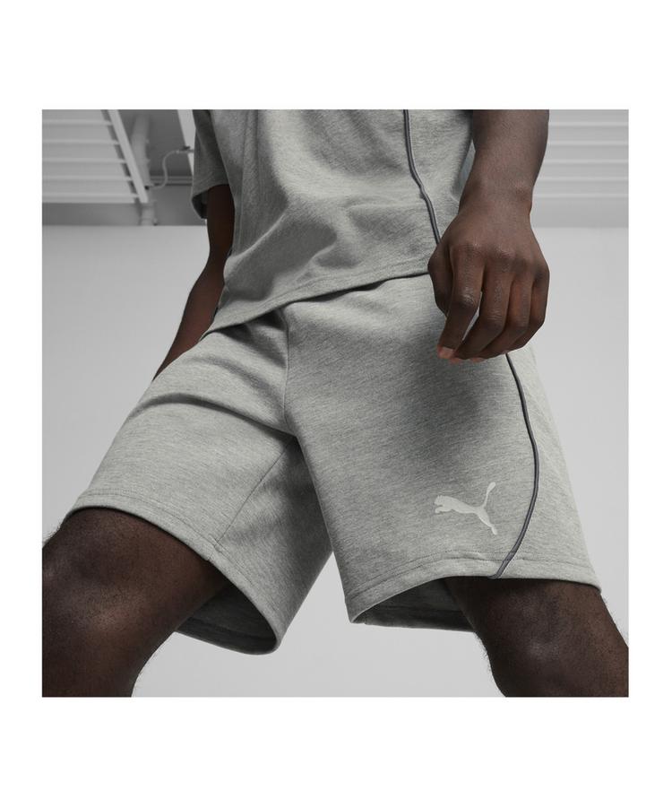 PUMA PUMA teamFINAL Casuals Shorts Fu&szlig;ballshorts Herren - grausilber - 2 | SportScheck