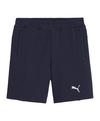 PUMA Short Kids Fu&szlig;ballshorts Kinder - blaugrau