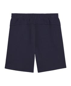 Rückansicht von PUMA teamFINAL Casuals Shorts Kids Fußballshorts Kinder dunkelblausilber