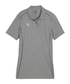 PUMA teamFINAL Casuals Polo Damen Fußballtrikot Damen grau