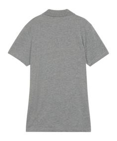 Rückansicht von PUMA teamFINAL Casuals Polo Damen Fußballtrikot Damen grau