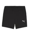 PUMA teamGOAL Casuals Shorts Damen Fu&szlig;ballshorts Damen - schwarzweiss