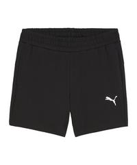 PUMA teamGOAL Casuals Shorts Damen Fu&szlig;ballshorts Damen - schwarzweiss