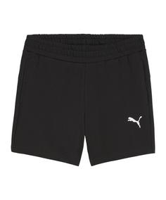 PUMA teamGOAL Casuals Shorts Damen Fußballshorts Damen schwarzweiss