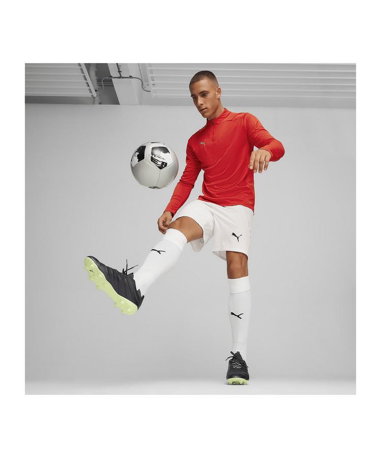 PUMA PUMA teamFINAL Training 1/4 Zip Sweatshirt Trikot Herren - rotsilber - 3 | SportScheck