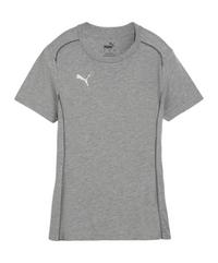 PUMA teamFINAL Casuals T-Shirt Damen Fu&szlig;ballshorts Damen - grausilber