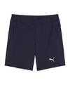 PUMA teamFINAL Casuals Shorts Damen Fu&szlig;ballshorts Damen - dunkelblausilber